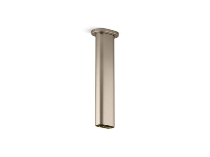 KOHLER K-26326-BV Statement 10" ceiling-mount two-function rainhead arm and flange - Vibrant Brushed Bronze