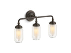 KOHLER K-32806-SC03-BZL Artifacts Three-Light Sconce In Oil-Rubbed Bronze