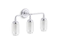 KOHLER K-32806-SC03-CPL Artifacts Three-Light Sconce - Polished Chrome