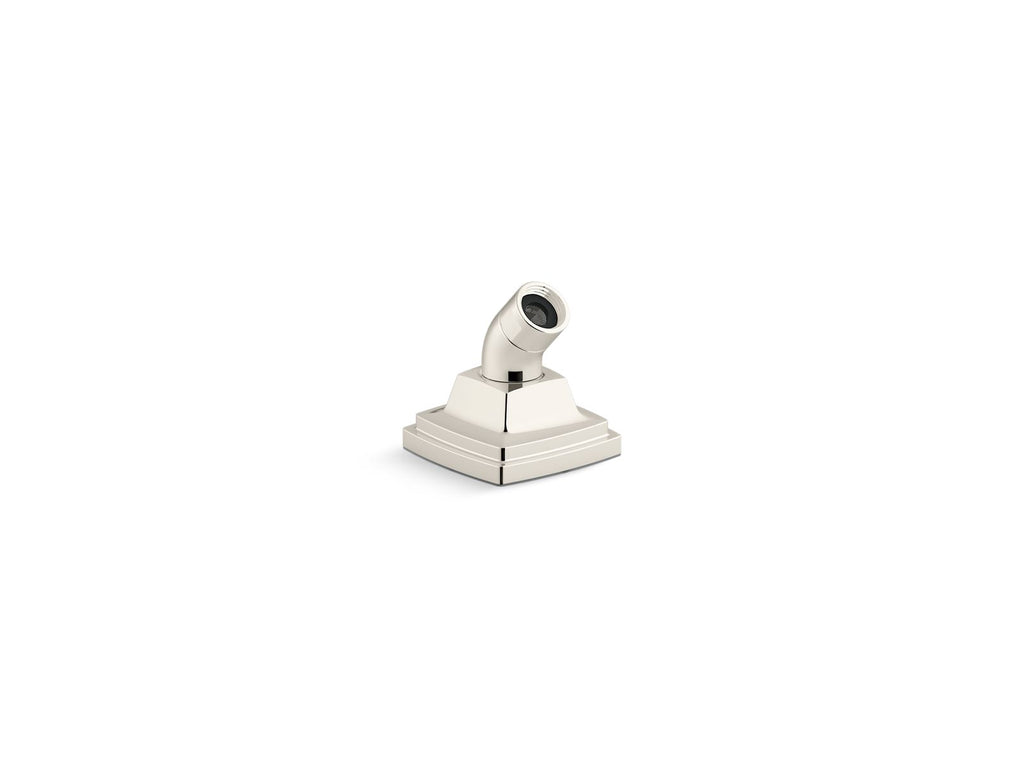 KOHLER K-29477-SN Riff Deck-Mount Handshower Holder With Hose - Vibrant Polished Nickel