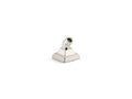 KOHLER K-29477-SN Riff Deck-Mount Handshower Holder With Hose - Vibrant Polished Nickel