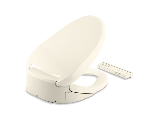 KOHLER K-8298-CR-96 Purewash E820 Elongated Bidet Toilet Seat With Remote Control In Biscuit