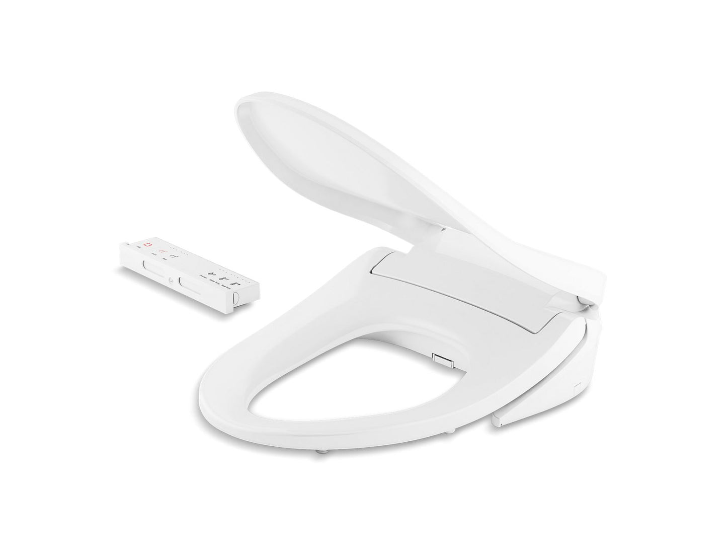 KOHLER K-27142-CR-0 Purewash E700 Elongated Bidet Toilet Seat With Remote Control In White