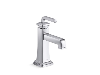 KOHLER K-27400-4N-BL Riff Single-handle bathroom sink faucet, 0.5 gpm - Matte Black