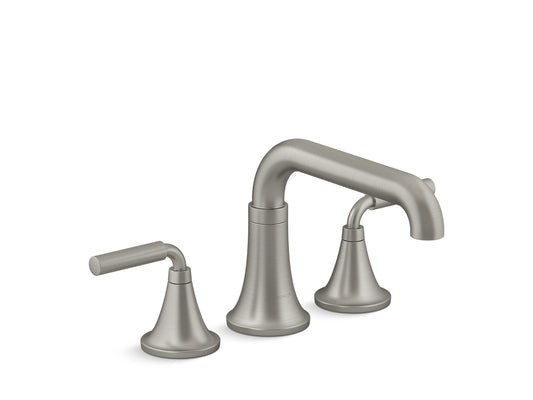 KOHLER K-T27417-4-BN Tone Deck-Mount Bath Faucet Trim In Vibrant Brushed Nickel