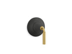 KOHLER K-T23955-4-BMB Tone Mastershower Transfer Valve Trim - Matte Black With Brushed Moderne Brass