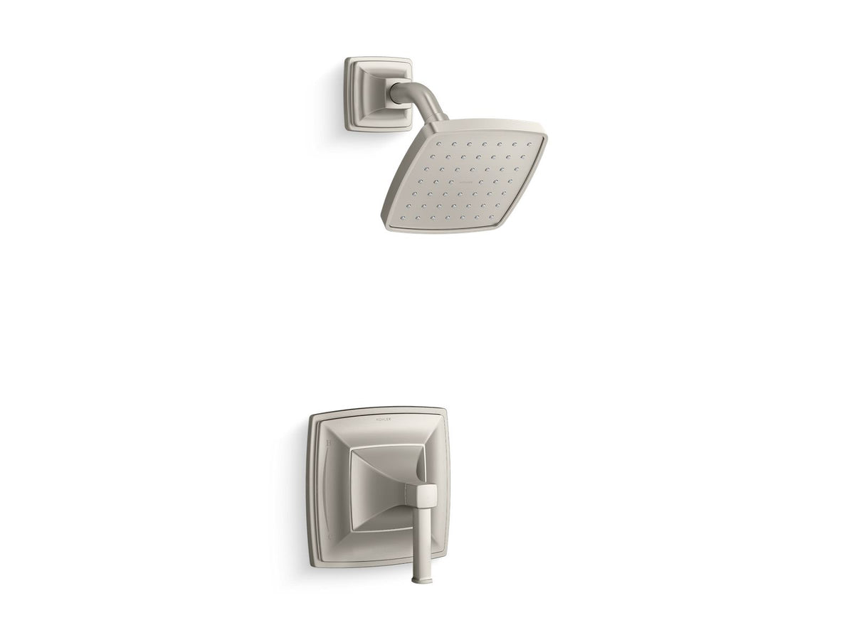 KOHLER K-TS27404-4-BN Riff Rite-Temp Shower Trim Kit, 2.5 Gpm - Vibrant Brushed Nickel