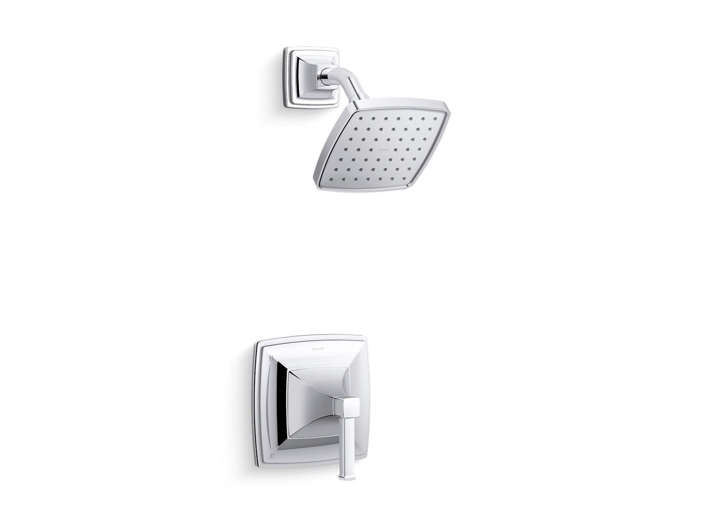 KOHLER K-TS27404-4-CP Riff Rite-Temp Shower Trim Kit, 2.5 Gpm In Polished Chrome