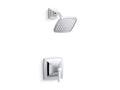 KOHLER K-TS27404-4-CP Riff Rite-Temp Shower Trim Kit, 2.5 Gpm - Polished Chrome