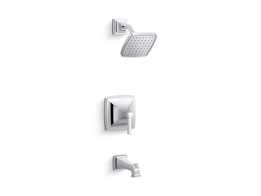 KOHLER K-TS27403-4-CP Riff Rite-Temp Bath And Shower Trim Kit, 2.5 Gpm In Polished Chrome