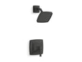 KOHLER K-TS27404-4-BL Riff Rite-Temp Shower Trim Kit, 2.5 Gpm - Matte Black