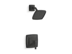 KOHLER K-TS27404-4-BL Riff Rite-Temp Shower Trim Kit, 2.5 Gpm - Matte Black