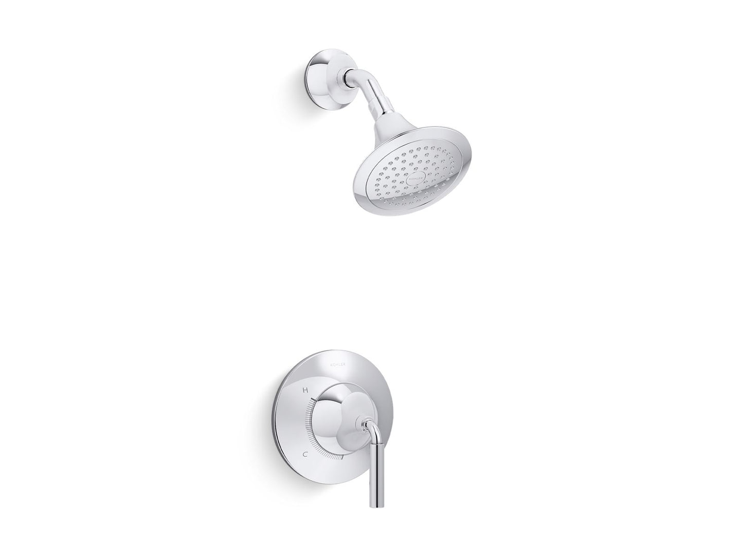 KOHLER K-TS27420-4-CP Tone Rite-Temp Shower Trim Kit, 2.5 Gpm In Polished Chrome