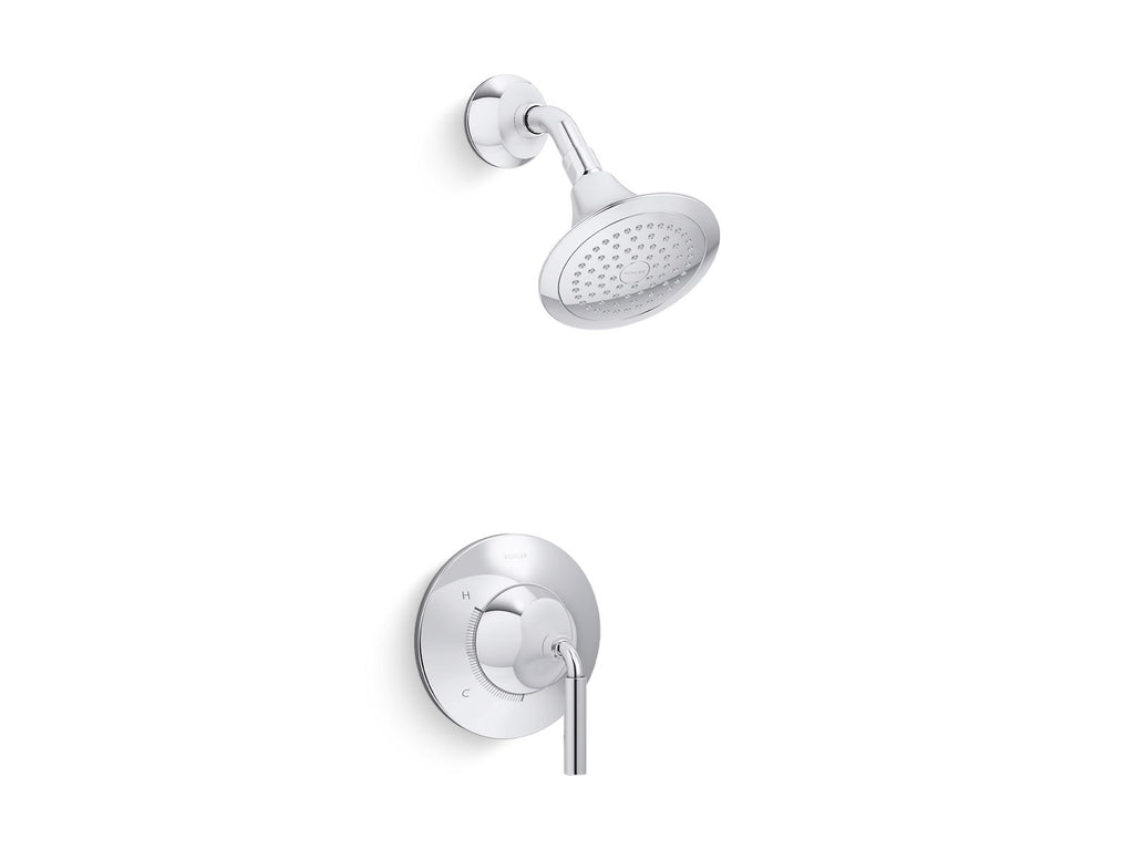 KOHLER K-TS27420-4-BL Tone Rite-Temp Shower Trim Kit, 2.5 Gpm - Matte Black