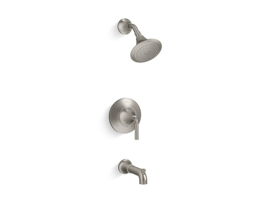 KOHLER K-TS27421-4-BN Tone Rite-Temp Bath And Shower Trim Kit, 2.5 Gpm In Vibrant Brushed Nickel