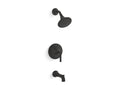 KOHLER K-TS27421-4-BL Tone Rite-Temp Bath And Shower Trim Kit, 2.5 Gpm - Matte Black