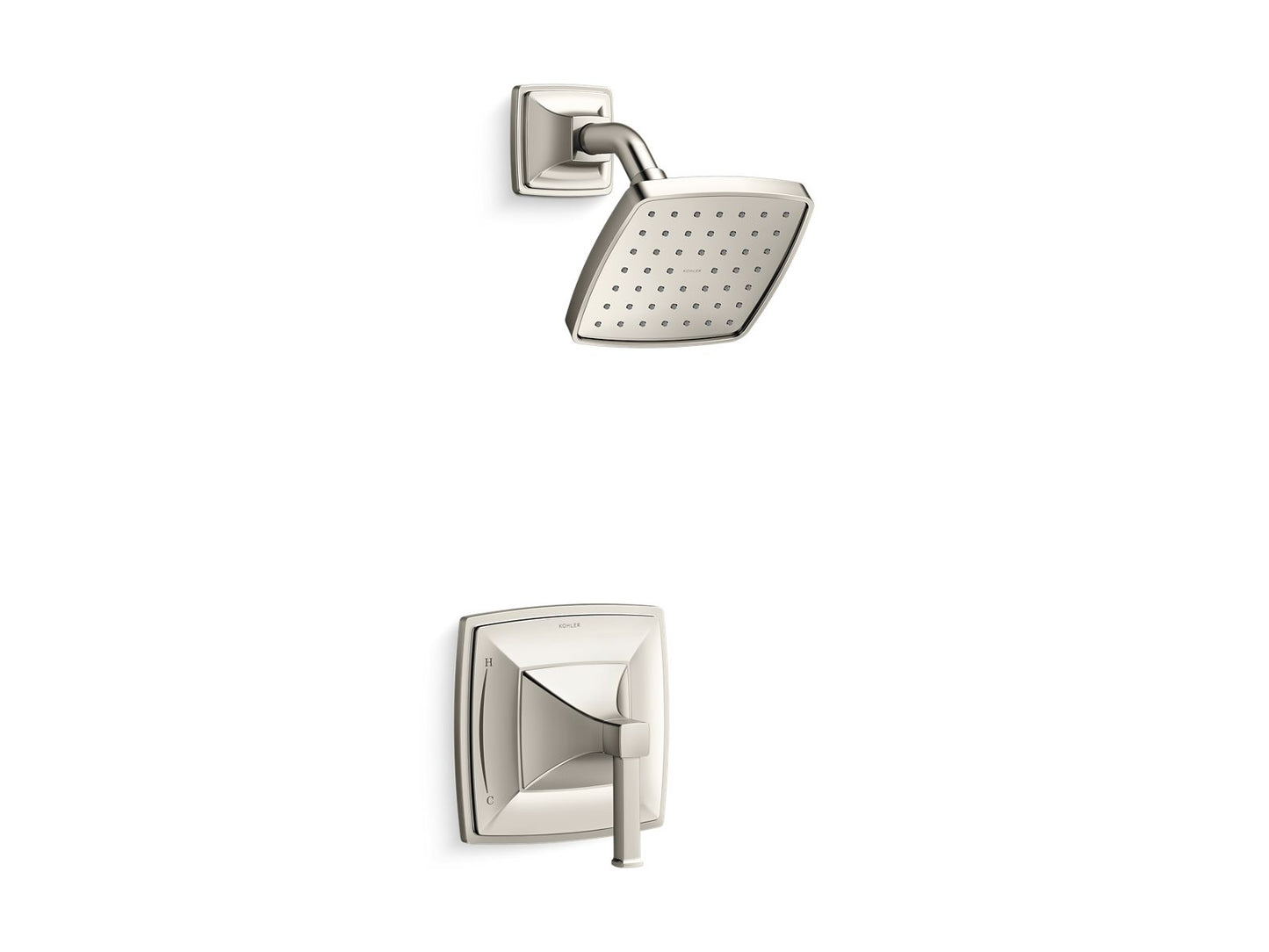 KOHLER K-TS27404-4-SN Riff Rite-Temp Shower Trim Kit, 2.5 Gpm In Vibrant Polished Nickel