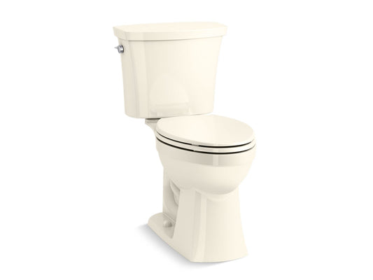 KOHLER K-32810-96 Kelston Two-Piece Elongated Toilet, 1.28 Gpf In Biscuit