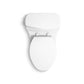 KOHLER K-30810-0 Santa Rosa One-Piece Compact Elongated Toilet, 1.28 Gpf In White