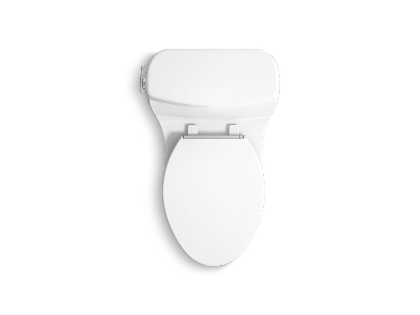 KOHLER K-30810-0 Santa Rosa One-Piece Compact Elongated Toilet, 1.28 Gpf In White