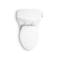 KOHLER K-30810-RA-0 Santa Rosa One-Piece Compact Elongated Toilet, 1.28 Gpf In White