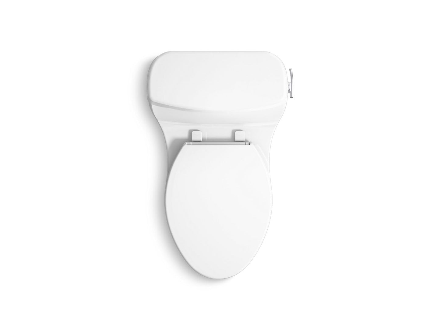 KOHLER K-30810-RA-0 Santa Rosa One-Piece Compact Elongated Toilet, 1.28 Gpf In White