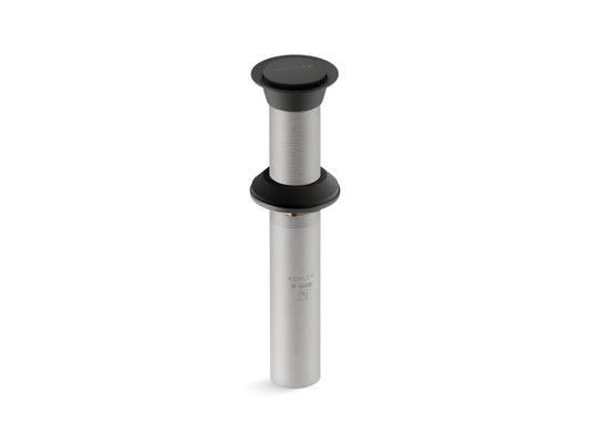 KOHLER K-33151-BL Clicker drain without overflow - Matte Black