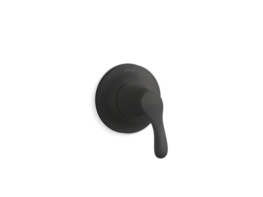 KOHLER K-T23951-4-BL Simplice Mastershower Transfer Valve Trim In Matte Black