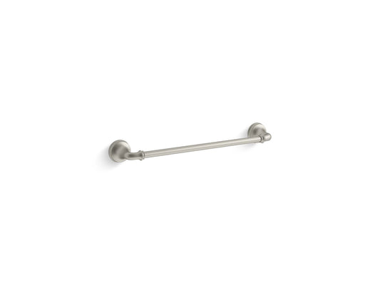 KOHLER K-27383-BN Bellera 18" Towel Bar In Vibrant Brushed Nickel