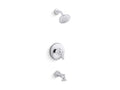 KOHLER K-TS27381-4G-CP Bellera Rite-Temp Bath And Shower Trim Kit, 1.75 Gpm - Polished Chrome