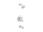 KOHLER K-TS27391-4G-CP Simplice Rite-Temp Bath And Shower Trim Kit, 1.75 Gpm - Polished Chrome