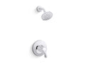 KOHLER K-TS27392-4G-CP Simplice Rite-Temp Shower Trim Kit, 1.75 Gpm - Polished Chrome