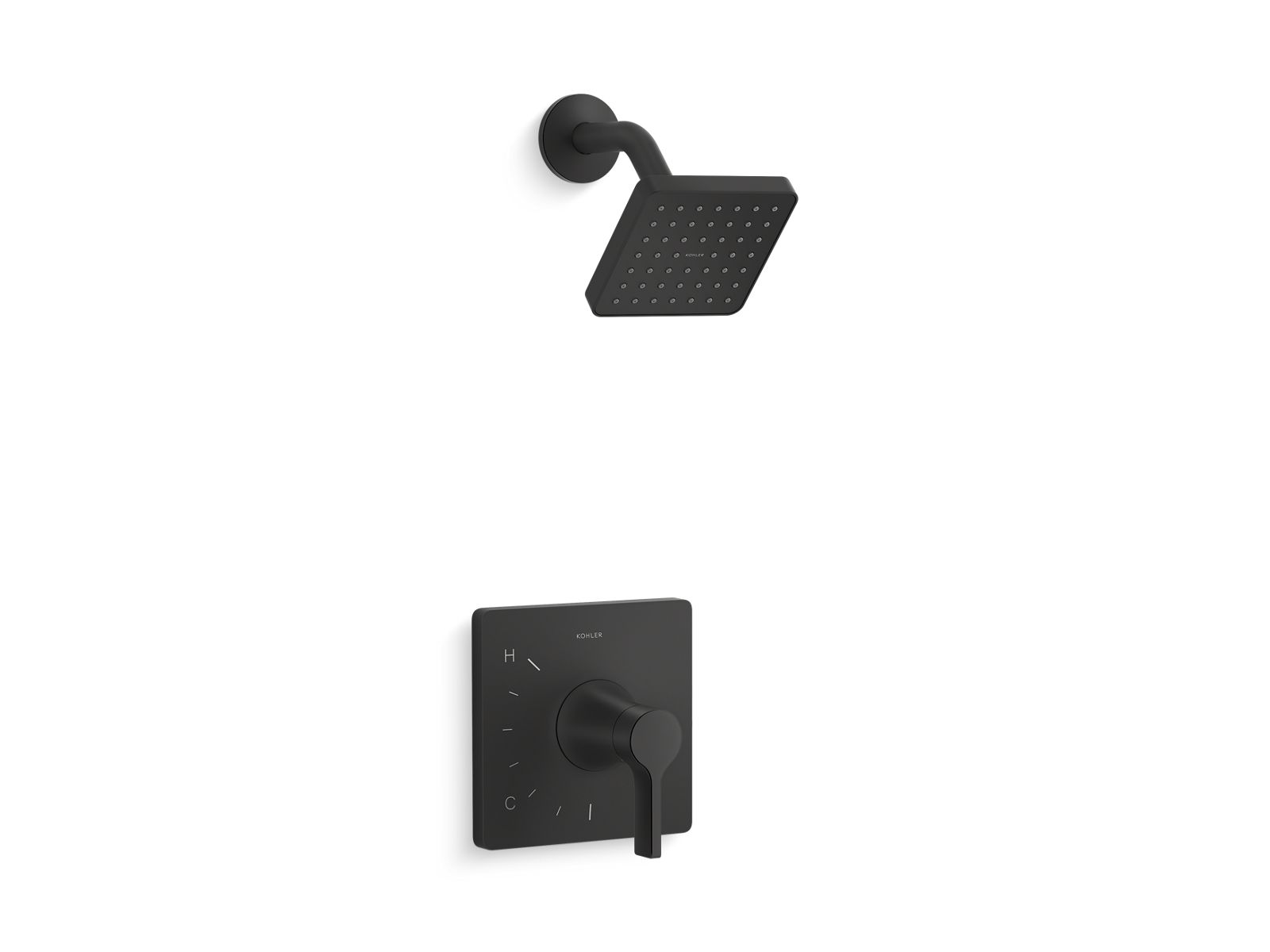KOHLER K-TS28128-4G-BL Venza Rite-Temp Shower Trim Kit, 1.75 Gpm - Matte Black