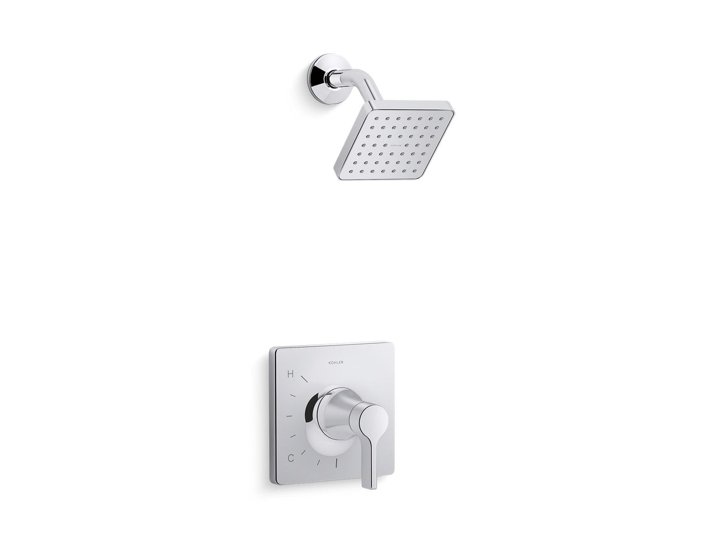 KOHLER K-TS28128-4G-CP Venza Rite-Temp Shower Trim Kit, 1.75 Gpm In Polished Chrome