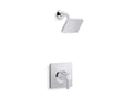 KOHLER K-TS28128-4G-CP Venza Rite-Temp Shower Trim Kit, 1.75 Gpm - Polished Chrome