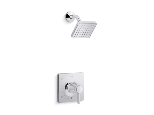 KOHLER K-TS28128-4G-CP Venza Rite-Temp shower trim kit, 1.75 gpm - Polished Chrome