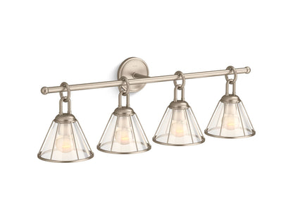 KOHLER K-27744-SC04-BVL Terret Four-Light Sconce In Brushed Bronze