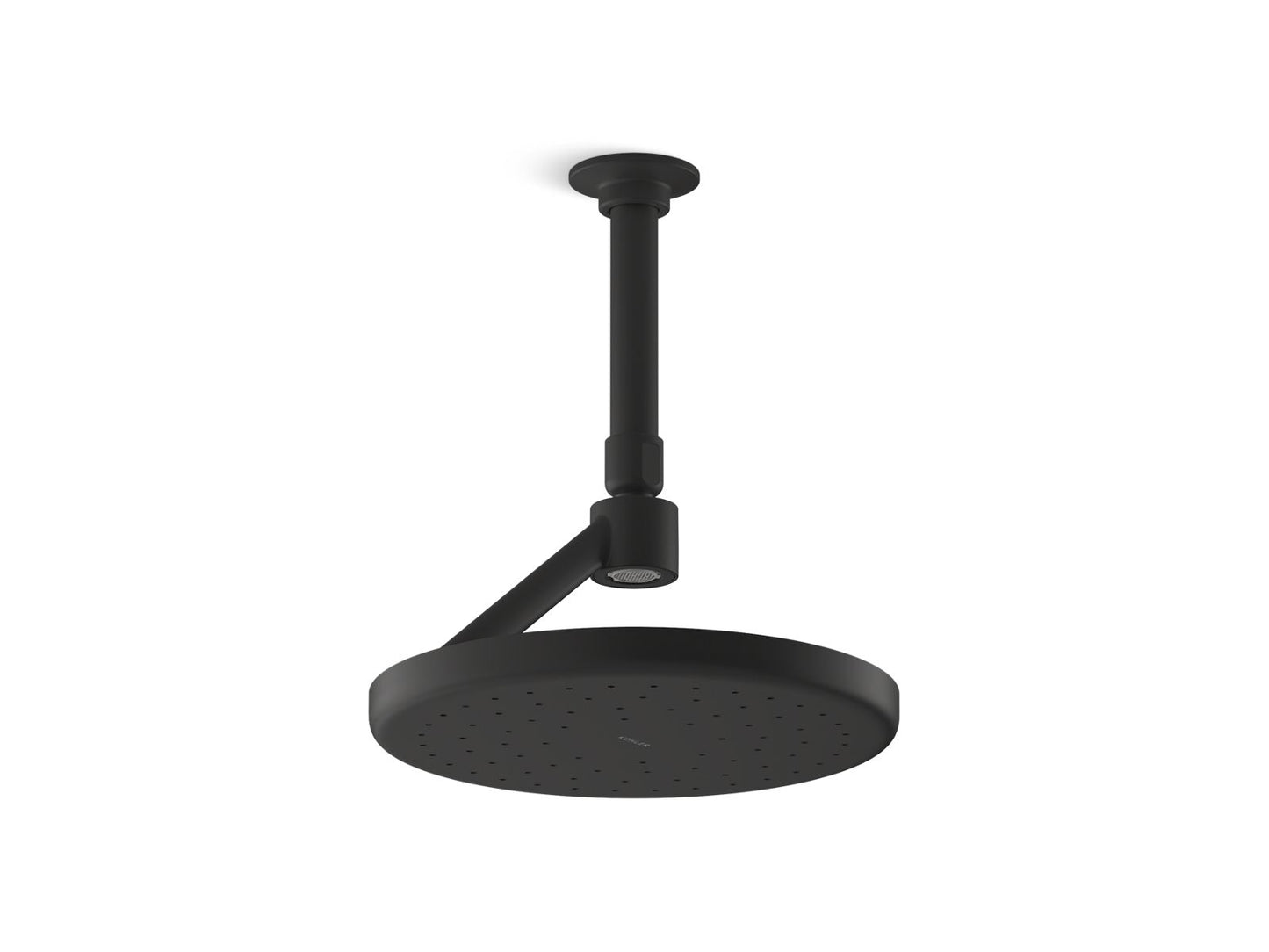 KOHLER K-26301-BL Statement Open Rain Iconic Single-Function Rainhead, 2.5 Gpm In Matte Black