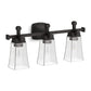 KOHLER K-31757-SC03-BLL Riff Three-Light Sconce In Matte Black