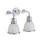 KOHLER K-32282-SC02-CPL Hauksbee Two-Light Bell Sconce In Polished Chrome