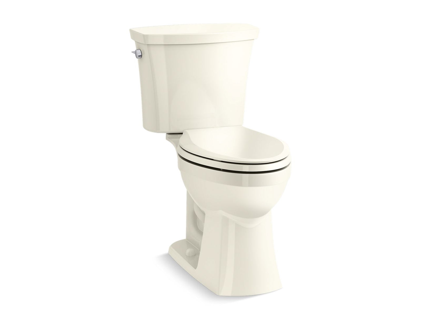 KOHLER K-32820-96 Kelston Continuousclean St Two-Piece Elongated Toilet, 1.28 Gpf In Biscuit