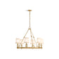 KOHLER K-27749-CH06-2GL Terret 36" Chandelier In Brushed Moderne Brass