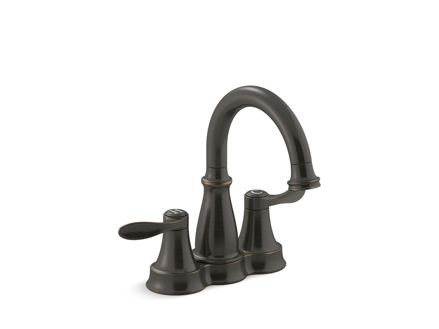 KOHLER K-27378-4-2BZ Bellera Centerset Bathroom Sink Faucet, 1.2 Gpm In Oil-Rubbed Bronze