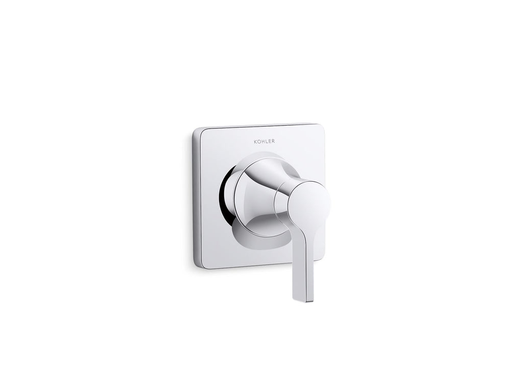 KOHLER K-T28130-4-BL Venza Mastershower Transfer Valve Trim With Lever Handle - Matte Black
