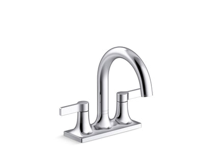 KOHLER K-28124-4N-BL Venza Centerset bathroom sink faucet, 0.5 gpm - Matte Black