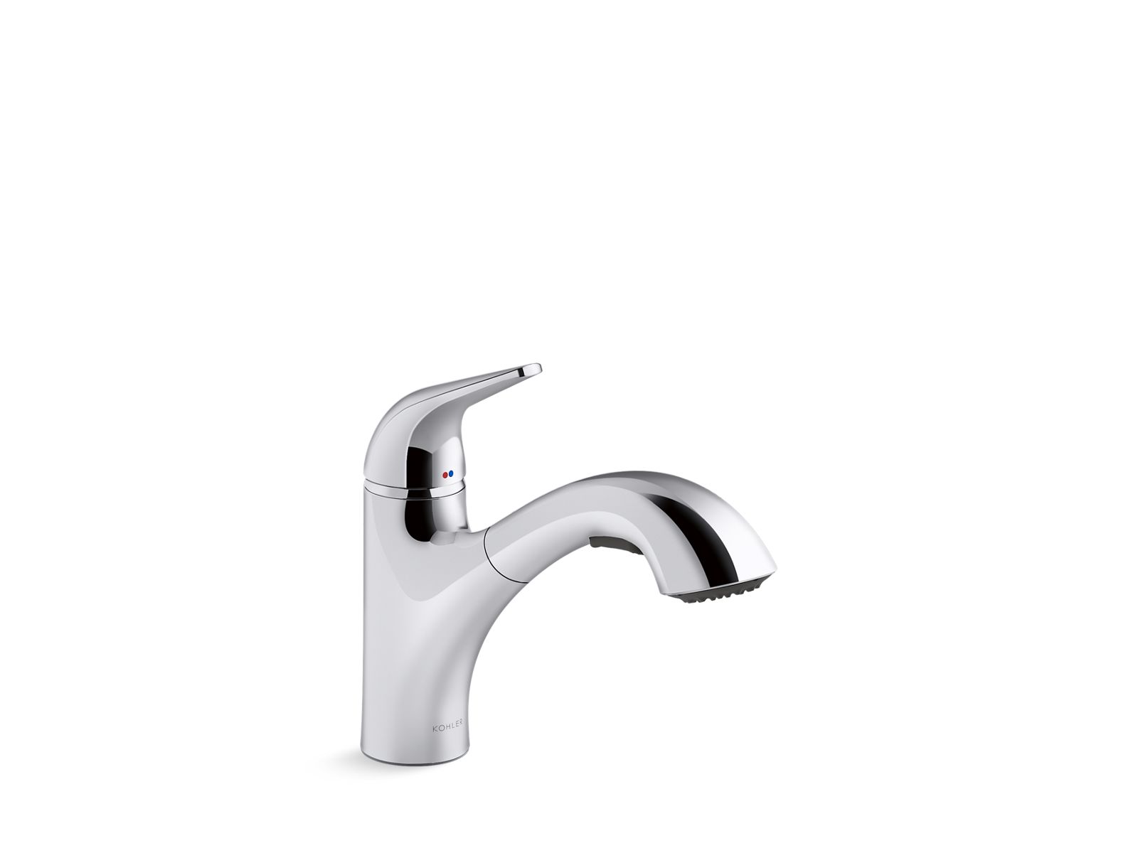 KOHLER K-30612-VS Jolt Pull-Out Kitchen Sink Faucet With Two-Function Sprayhead - Vibrant Stainless