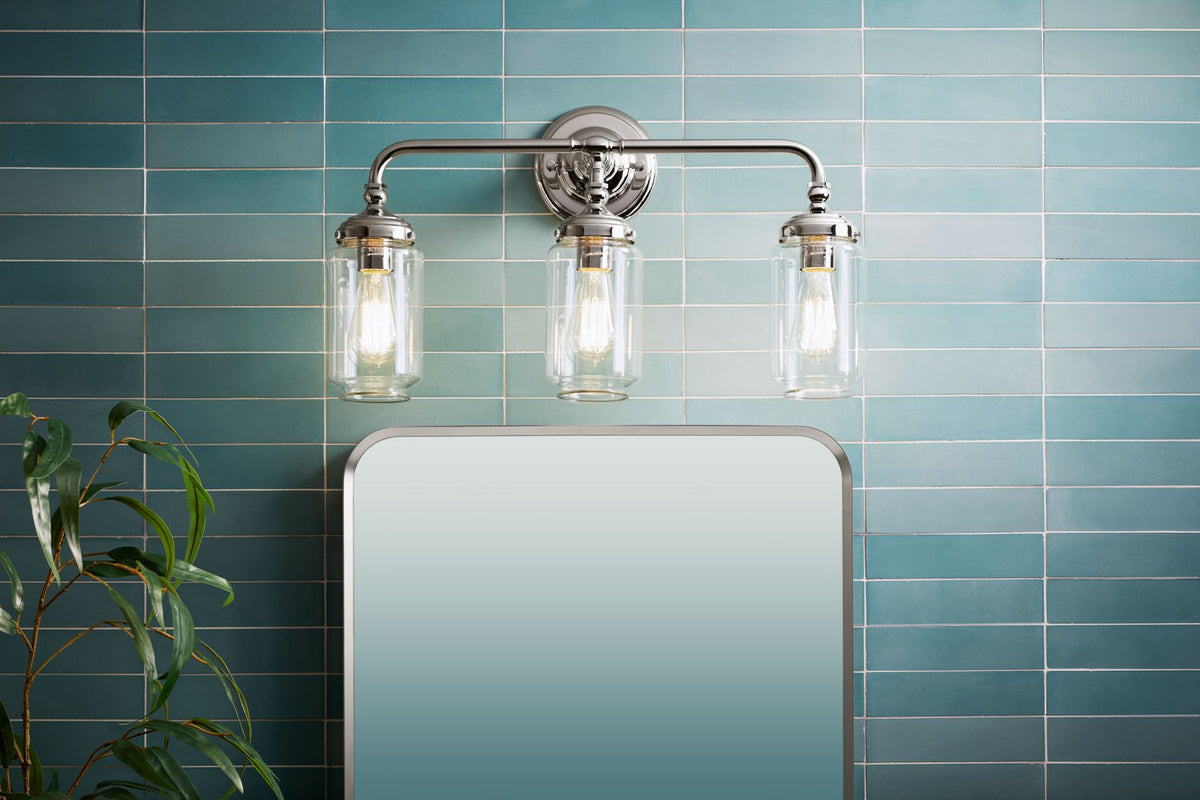 KOHLER K-32806-SC03-BLL Artifacts Three-Light Sconce - Matte Black