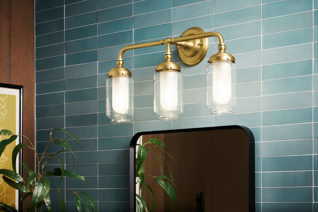 KOHLER K-32806-SC03-BLL Artifacts Three-Light Sconce - Matte Black