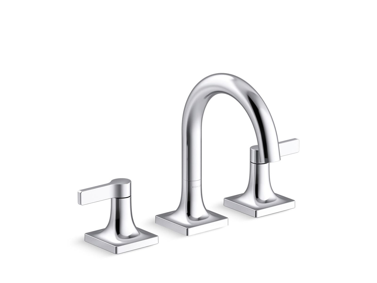 KOHLER K-28125-4N-CP Venza Widespread Bathroom Sink Faucet, 0.5 Gpm In Polished Chrome