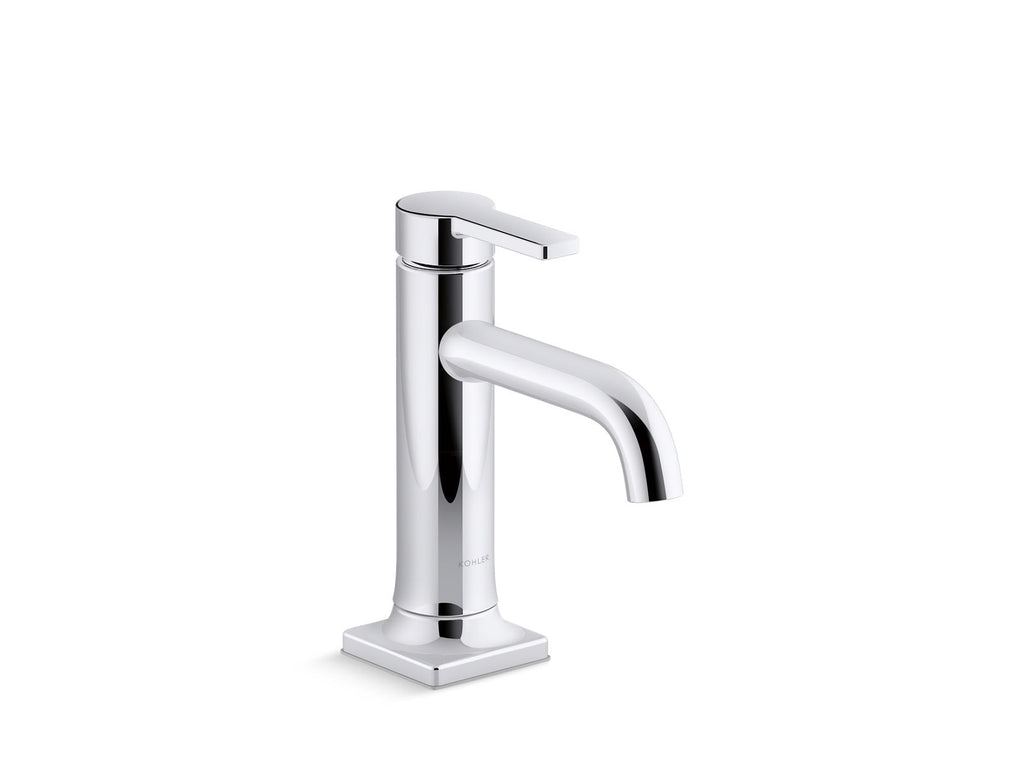 KOHLER K-28126-4-BL Venza Single-Handle Bathroom Sink Faucet, 1.2 Gpm - Matte Black